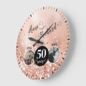 2 Foto "Toen en Nu" Bruiloft Jubileum Grote Klok (Hoek)