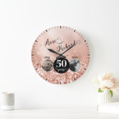 2 Foto "Toen en Nu" Bruiloft Jubileum Grote Klok (Huis)