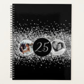 2 Foto Toen en Nu Bruiloft Jubileum Planner (Voorkant)