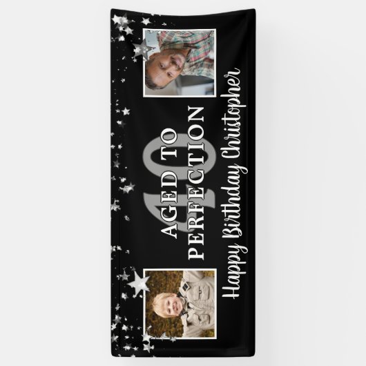2 Foto van Birthday Black Spandoek (Verticaal)