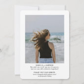 2 Foto Virtual Online Surprise Birthday Party Kaart (Achterkant)