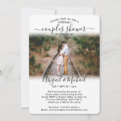 2 Foto virtueel koppel Vrijgezellenfeest per post Kaart (Voorkant)