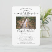 2 Foto virtueel koppel Vrijgezellenfeest per post Kaart (Staand voorkant)