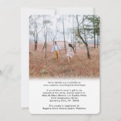 2 Foto Virtuele Koppels Bruidsuitnodiging per Post Kaart (Achterkant)