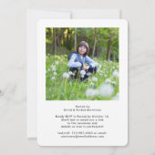 2 foto virtuele zoom bar mitzvah moderne livestrea kaart (Achterkant)