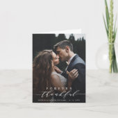 2 Foto voor altijd bedankt bruiloft Hartelijk dank (Voorkant)