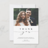 2 Foto voor altijd bedankt bruiloft Hartelijk dank (Achterkant)