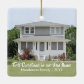 2 Foto voor het eerst Nieuwste startscript Keramisch Ornament (Achterkant)