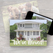 2 Foto We hebben New Home Change of Address verpla Aankondiging