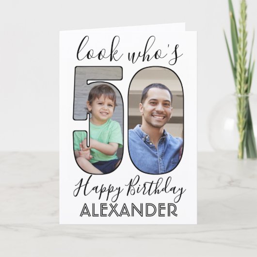 2 Foto: Wie zijn 50 50ste Afbeeldingen op de verja Kaart (Voorkant)