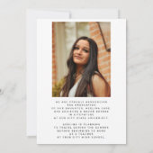 2 Foto witte BASE KAART voor vellum afstuderen (Achterkant)