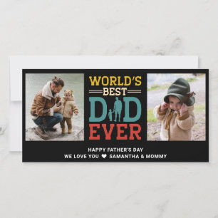 2 fotocollage beste papa ooit elke groet toevoegen kaart