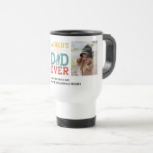 2 fotocollage beste papa ooit elke groet toevoegen reisbeker (Voorkant rechts)