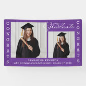 2 Fotocollagecondensaten Afstudeerder klasse van 2 Spandoek (Horizontaal)