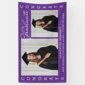 2 Fotocollagecondensaten Afstudeerder klasse van 2 Spandoek (Verticaal)