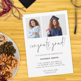 2 Fotocongraten Afstudeerder 2022 Graduation Party Kaart