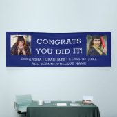 2 Fotocongressen Afstuderen 2023 Afstuderen blauw Spandoek (Beurs)