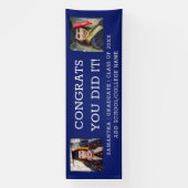 2 Fotocongressen Afstuderen 2023 Afstuderen blauw Spandoek (Verticaal)