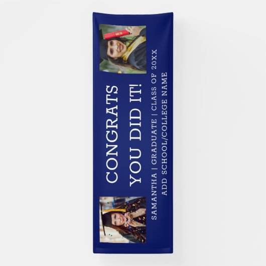 2 Fotocongressen Afstuderen 2023 Afstuderen blauw Spandoek