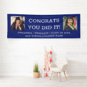 2 Fotocongressen Afstuderen 2023 Afstuderen blauw Spandoek (Insitu)