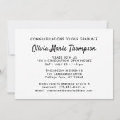 2 Fotoklasse Jaar Modern minimalistisch Afstuderen Kaart (Achterkant)