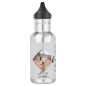 2 Foto's11th Wedding Jubileum Steel Roos Waterfles (Links)