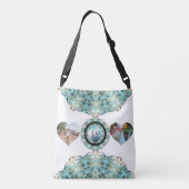 2 Foto's19th Wedding Jubileum Heart Lijsten Crossbody Tas (Achterkant)
