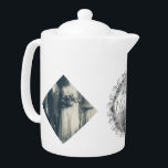 2 Foto's 10th,11,20,25,70th Wedding Jubileum Theepot<br><div class="desc">Op zoek naar die unieke,  originele graphics,  twee foto's,  10th,  11th,  20th,  25th,  of 70th bruiloft ontworpen theepot voor hen? Dan zou dit het kunnen zijn; origineel kunstwerk,  tin,  silvery of platina embleem op dit verbluffend gedrukte witte theepot! Ze zullen er ook het hele jaar door van genieten:)</div>