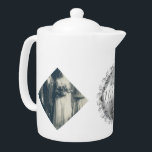 2 Foto's 10th,11,20,25,70th Wedding Jubileum Theepot<br><div class="desc">Op zoek naar die unieke,  originele graphics,  twee foto's,  10th,  11th,  20th,  25th,  of 70th bruiloft ontworpen theepot voor hen? Dan zou dit het kunnen zijn; origineel kunstwerk,  tin,  silvery of platina embleem op dit verbluffend gedrukte witte theepot! Ze zullen er ook het hele jaar door van genieten:)</div>