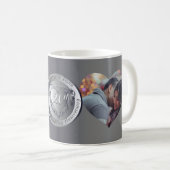 2 Foto's 10th,20th,25th,70th Wedding Jubileum  Koffiemok (Voorkant rechts)