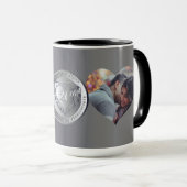 2 Foto's 10th,20th,25th,70th Wedding Jubileum Mok (Voorkant rechts)