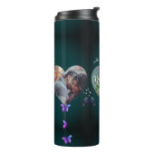 2 Foto's 3e Jade Glass Wedding Jubileum Thermosbeker (Gedraaid links)