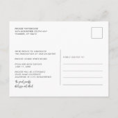 2 Foto's Afstuderen 2025 Script Afstudeerder Aankondigingskaart (Achterkant)