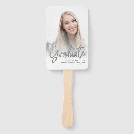 2 Foto's Afstuderen Script Afstudeerder 2025 Handwaaier (Voorkant)