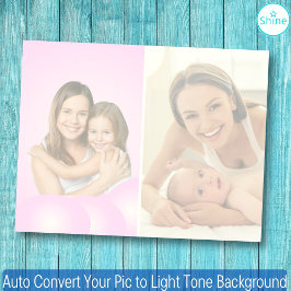 2 foto's automatisch omzetten foto naar lichte Too Notitieblok