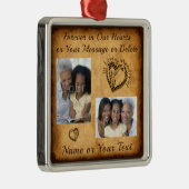 2 Foto's Christmas Ornament for Loss of Loved One (Rechts)