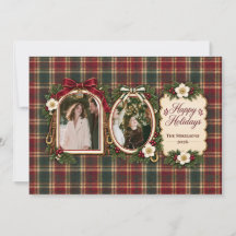 2 foto's Coquette Equestrian Preppy Kerstmis