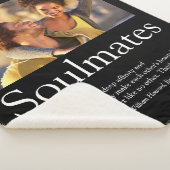 2 Foto's Definitie zwart-wit Sherpa Deken (3/4)