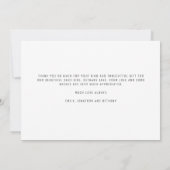 2 Foto's die de geboorte van Bedankt van de Manusc Aankondiging (Achterkant)