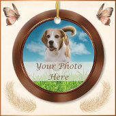 2 foto's, Dog Memorial Christmas Tree Ornamenten