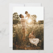 2 Foto's eenvoudig en modern Feestdagenkaart (Achterkant)