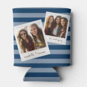 2 Foto's - Hipster Square Instagram Foto Collage Blikjeskoeler (Achterkant)