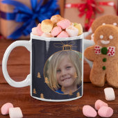 2 FOTOS-kerstboomdeuraties Joy Navy Koffiemok