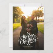 2 foto's Kerstvakantie Kaart (Voorkant)