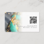 2 Foto's Logo QR Code Dak en Gutter Reiniging Visitekaartje (Achterkant)