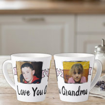 2 foto's love you oma roze