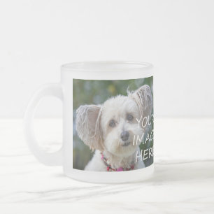 2 foto's Maak je eigen nieuwe huisdier kat hond Fo Matglas Koffiemok