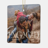 2 foto's Moderne betrokken bewerkbare kleur Keramisch Ornament (Links)