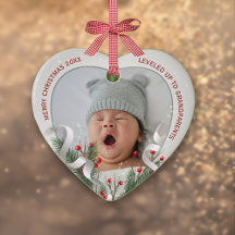 2 foto's Nieuwe Grootouders Zilver Lijst