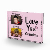 2 foto's oma liefde roze (Rechts)